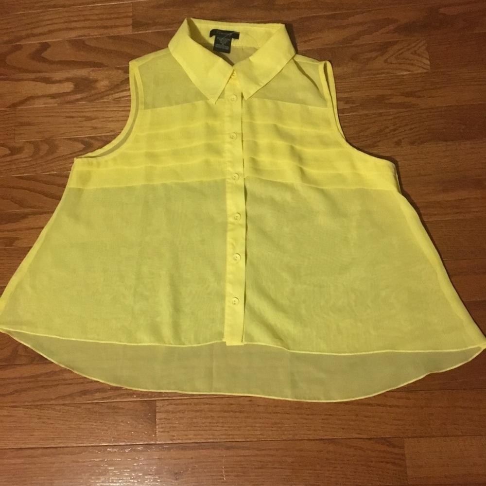 Yellow Button Up Shirt